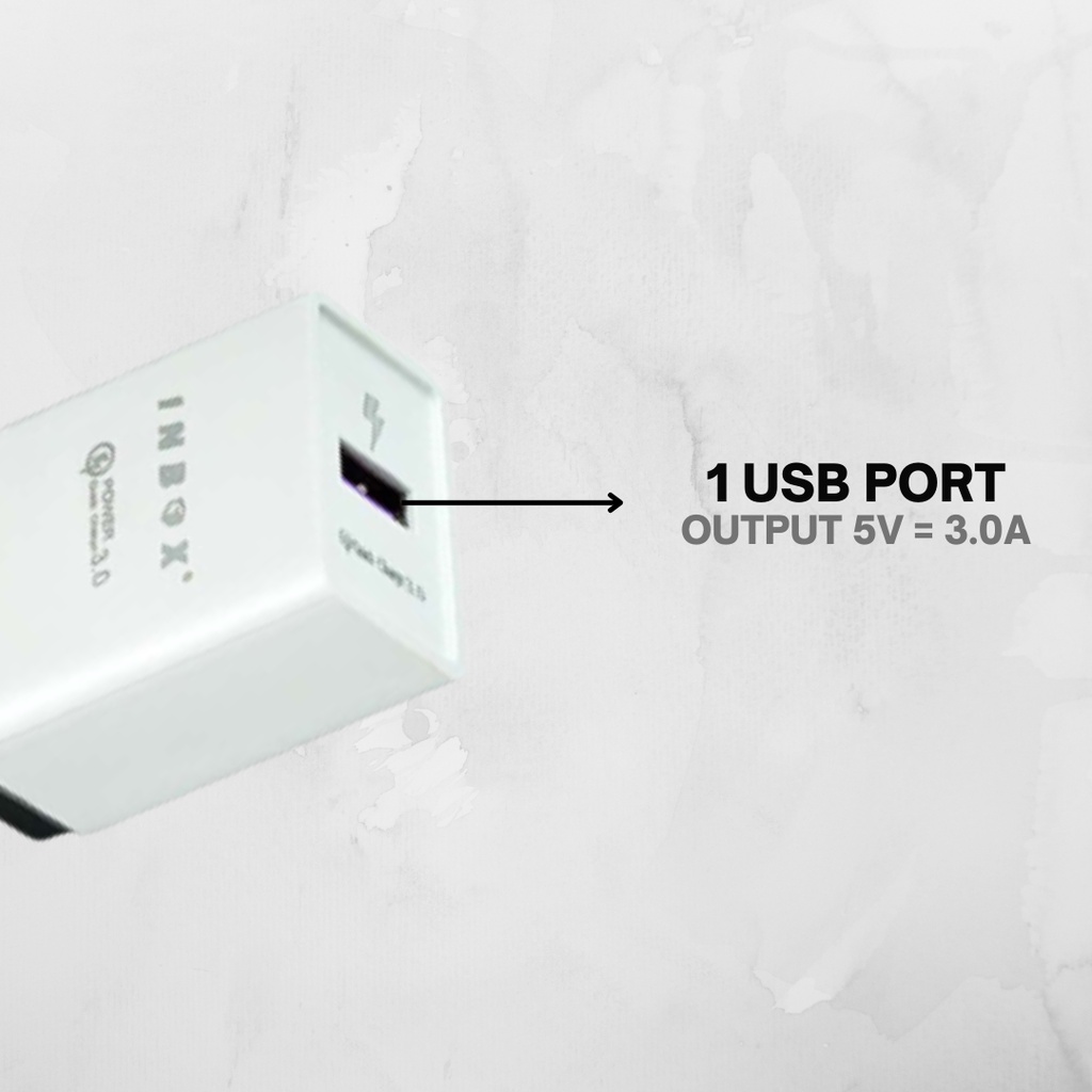 Inbox Adaptor Qualcomm QA-1 3.0 (Super Quick Charger) *