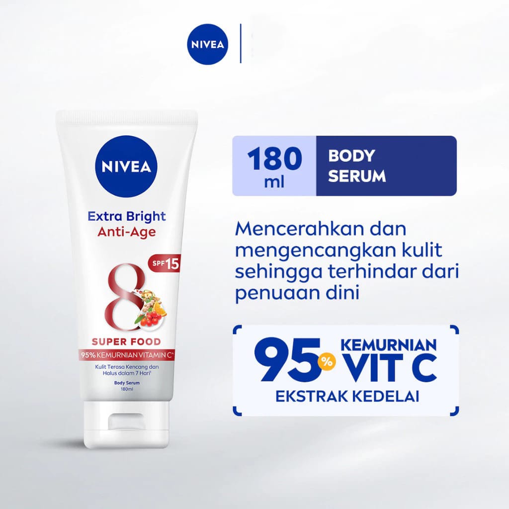 Nivea Body Serum Extra Bright 180ml - Anti Age