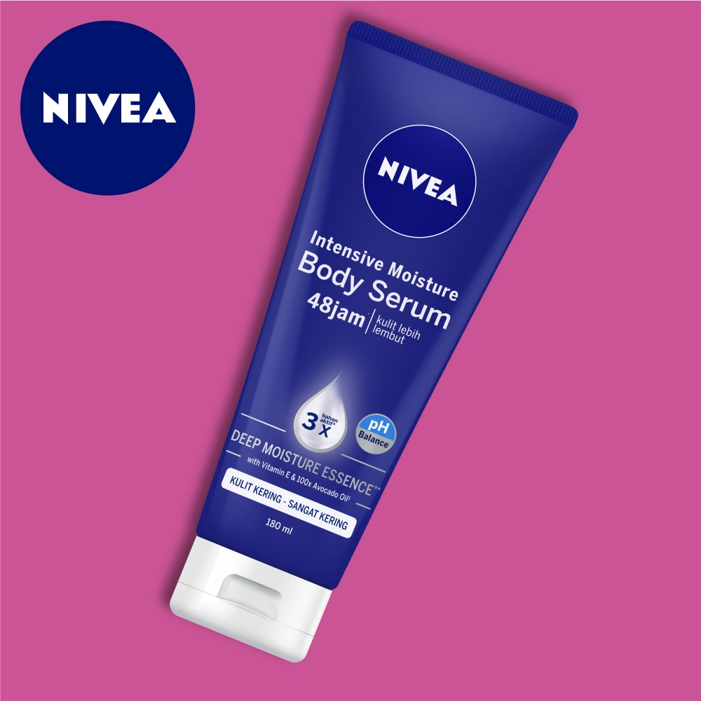 Nivea Body Serum  180ml - Intensive Moisture 48Jam Nivea Body Serum  180ml - Intensive Moisture 48Jam