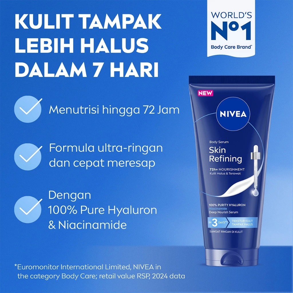 Nivea Body Serum 200ml - Skin Refining