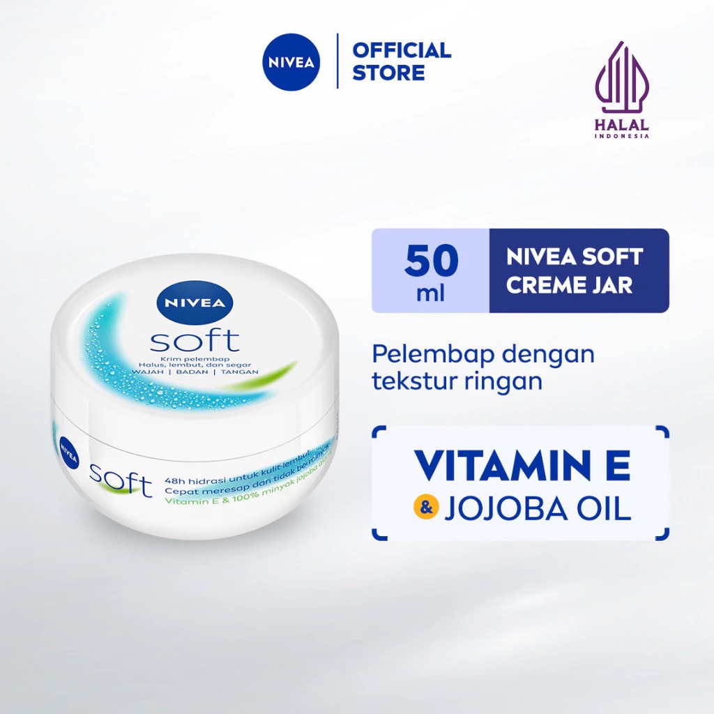 Nivea Cream Soft Blue Jar 50ml