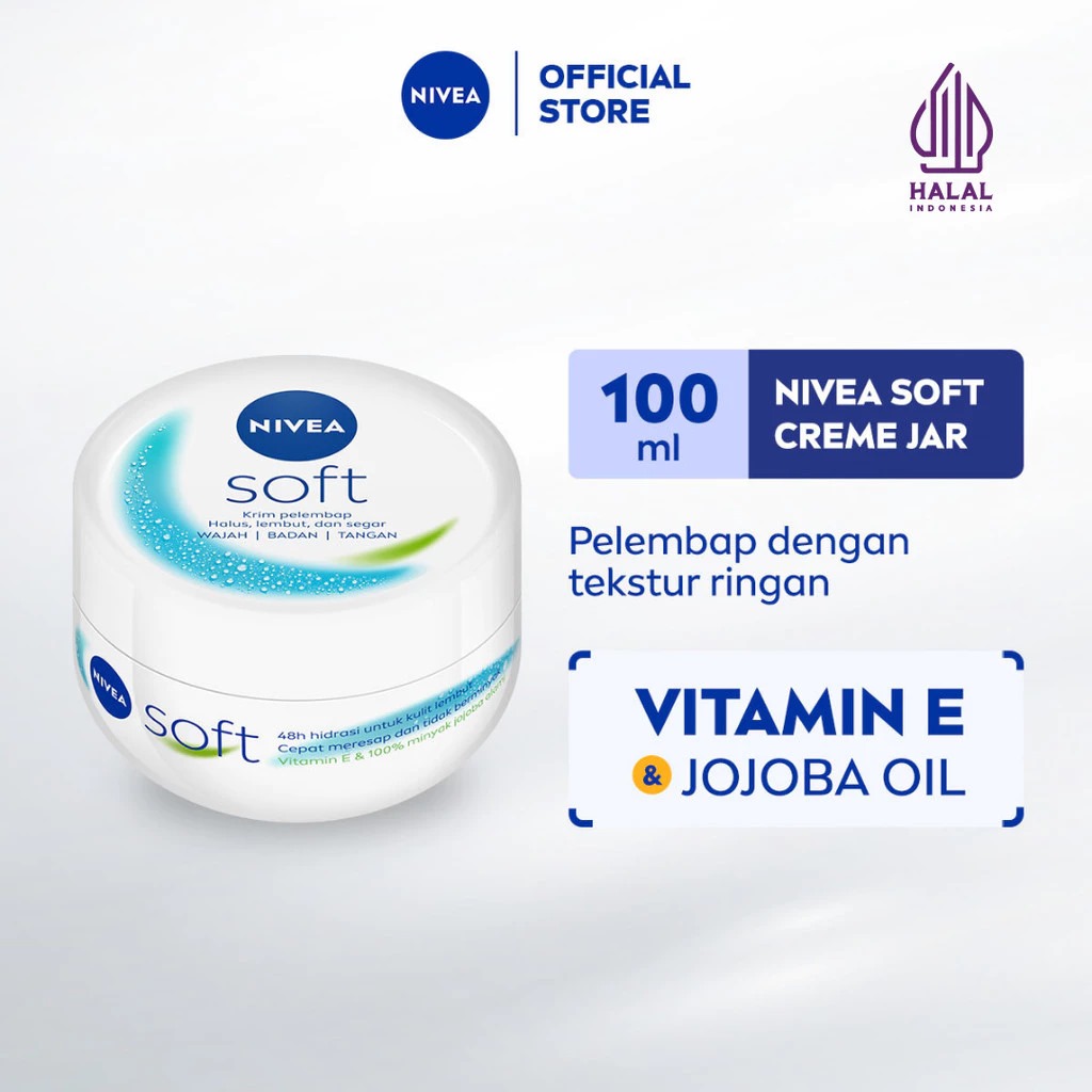 Nivea Cream Soft Blue Jar 100ml