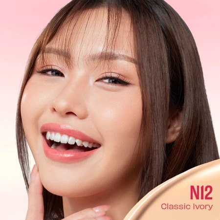 Hanasui Daily Glow Serum Cuhion SPF50 PA+++ 15gr - N12 Classic Ivory