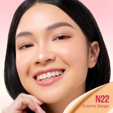 Hanasui Daily Glow Serum Cuhion SPF50 PA+++ 15gr - N22 Cereme  Beige