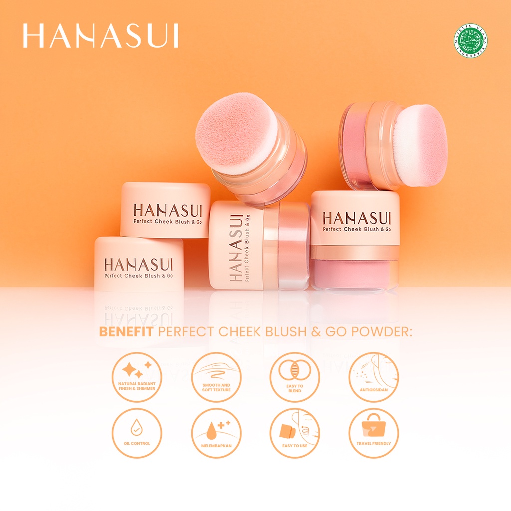 Hanasui Perfect Cheek Blush & Go 2,5gr - 01 Pink