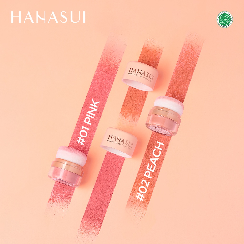 Hanasui Perfect Cheek Blush & Go 2,5gr - 02 Peach Hanasui Perfect Cheek Blush & Go 2,5gr - 02 Peach