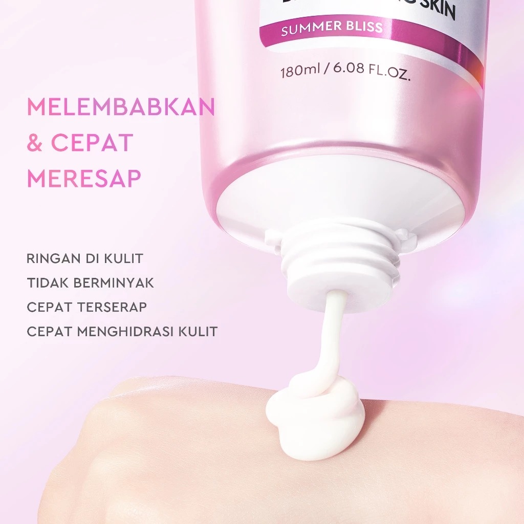 Glad 2 Glow Body Serum - Niacinamide Bright Summer Bliss 180ml