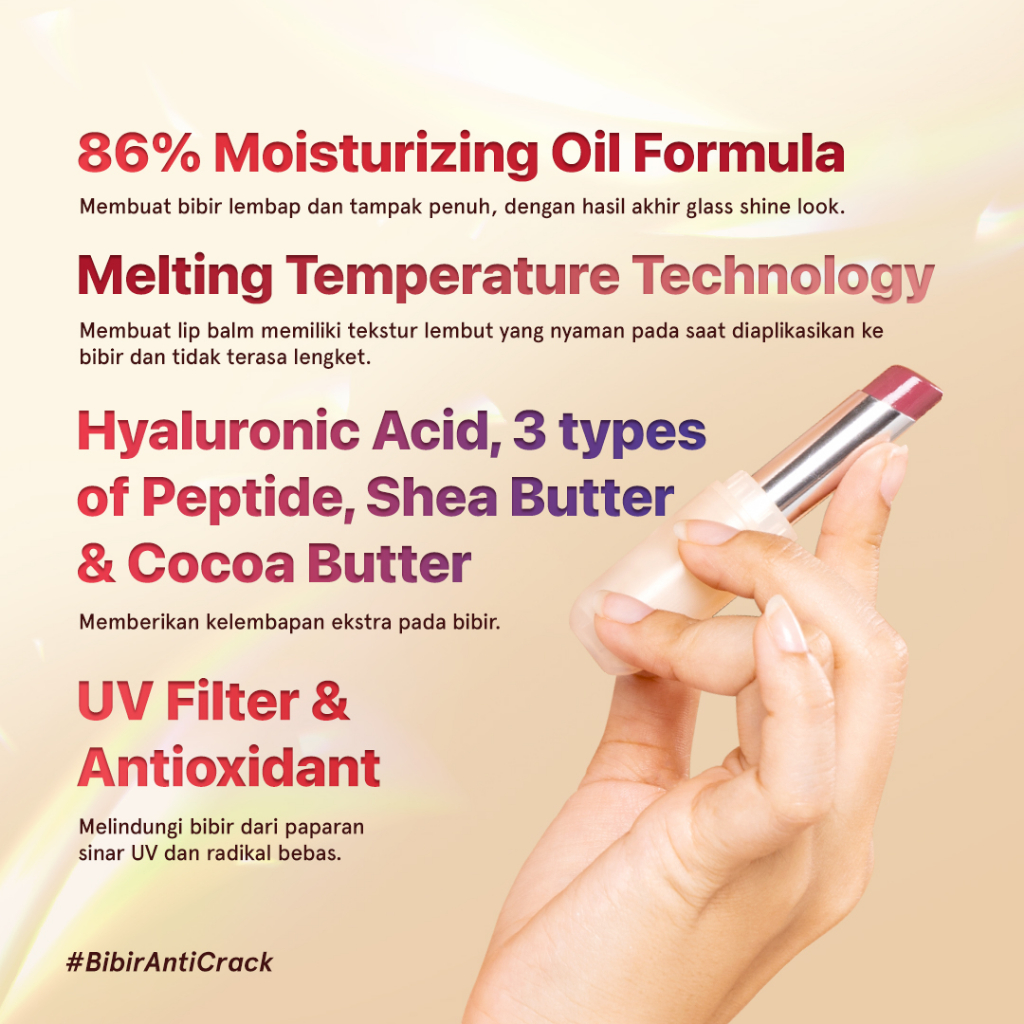 Dear Me Beauty Hypergloss Lip Balm 3,5gr - Dear Sonya