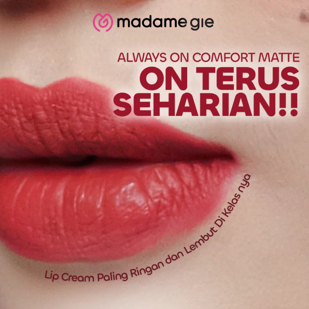 Madame Gie Always On Comfort Matte Lip Cream 2.2gr - 03 Popsicle