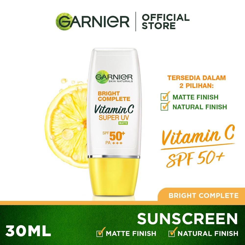 Garnier Light Complete Super UV Spot-Proof Sunscreen Matte Finish SPF 50 PA++++ Tube 30ml  Garnier Light Complete Super UV Spot-Proof Sunscreen Matte Finish SPF 50 PA++++ Tube 30ml