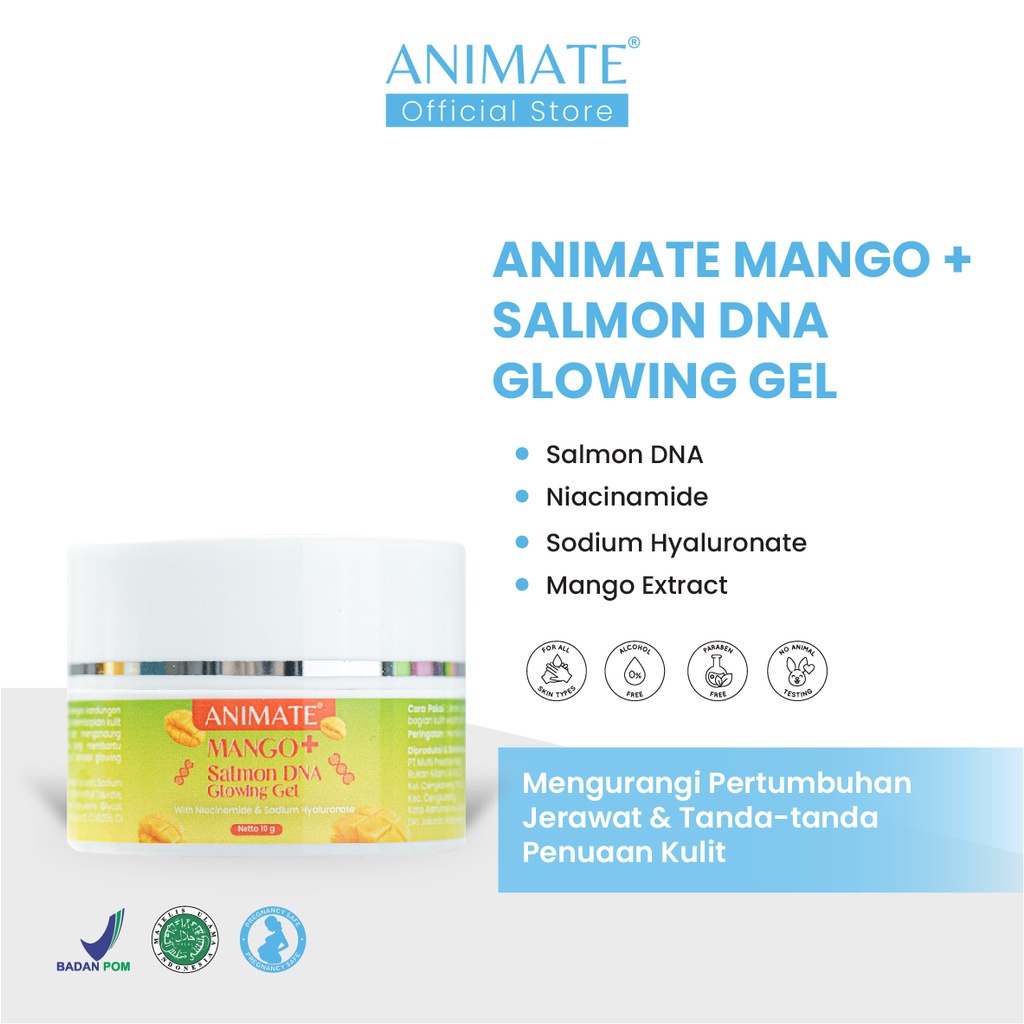 Animate Mango+ Salmon DNA Glowing Gel 10gr