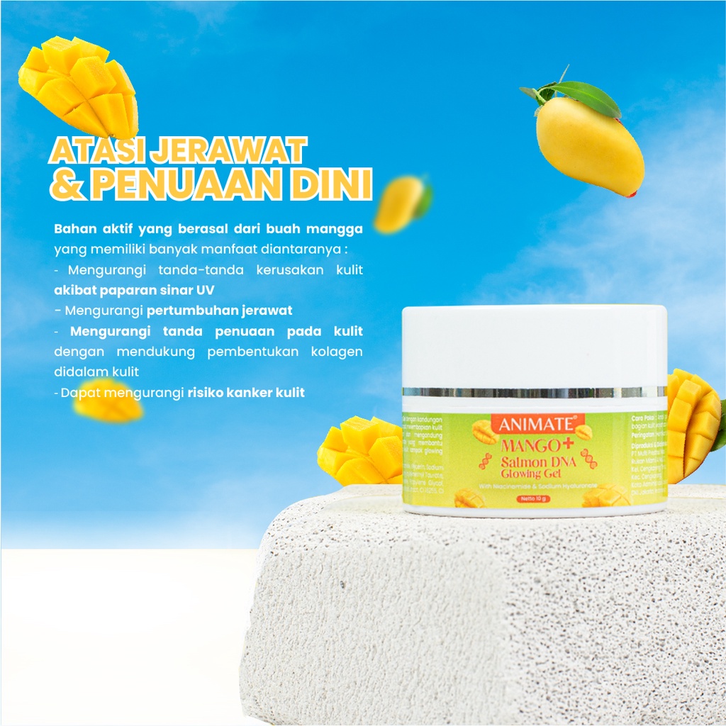 Animate Mango+ Salmon DNA Glowing Gel 10gr