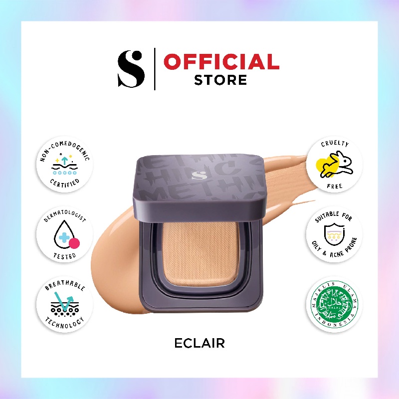 Somethinc Copy Paste Cushion SPF33 PA+++ - Éclair (Med-Pink) - Cushion Glow Finish
