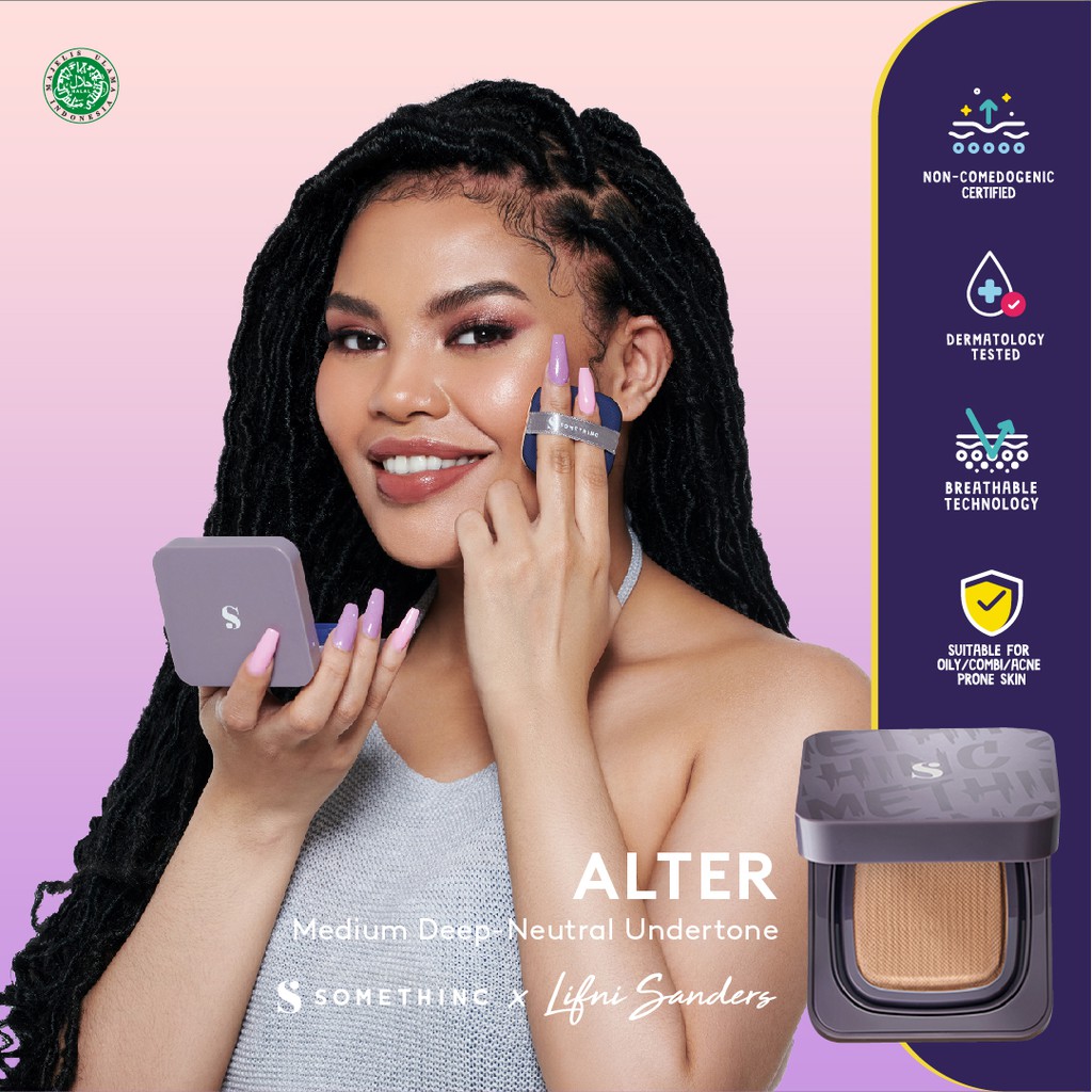 Somethinc Copy Paste Cushion SPF33 PA+++ - Alter (Med Deep-Neutral) - Cushion Glow Finish