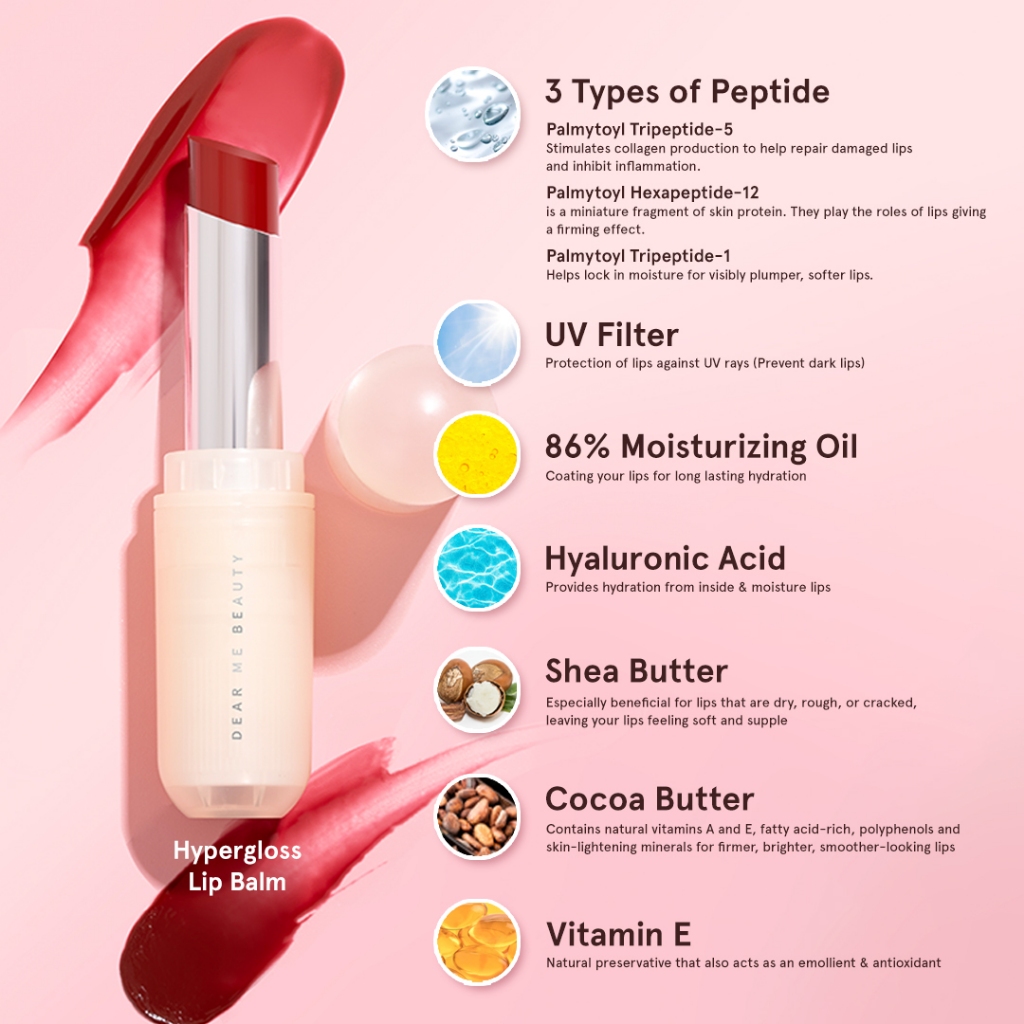 Dear Me Beauty Hypergloss Lip Balm 3,5gr - Dear Winna