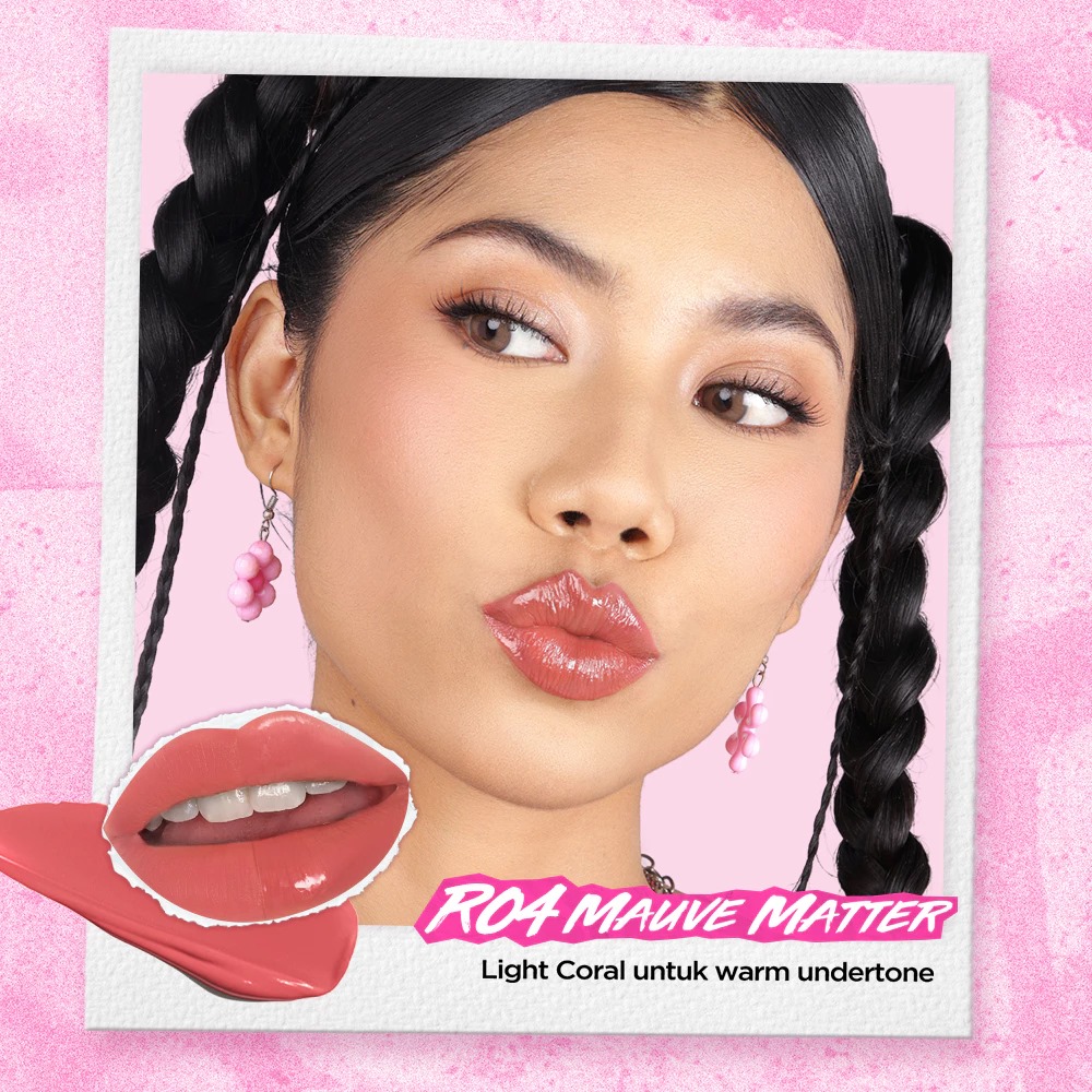 Dazzle Me Matte & Gloss Lip Cream Duo - R04 Mauve Matter