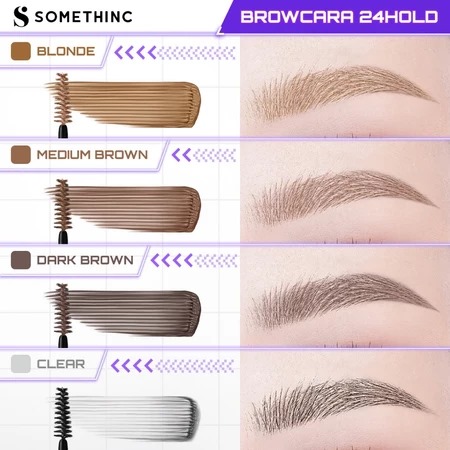 Somethinc Browcara 24Hold Waterproof Brow Gel 3gr - Medium Brown