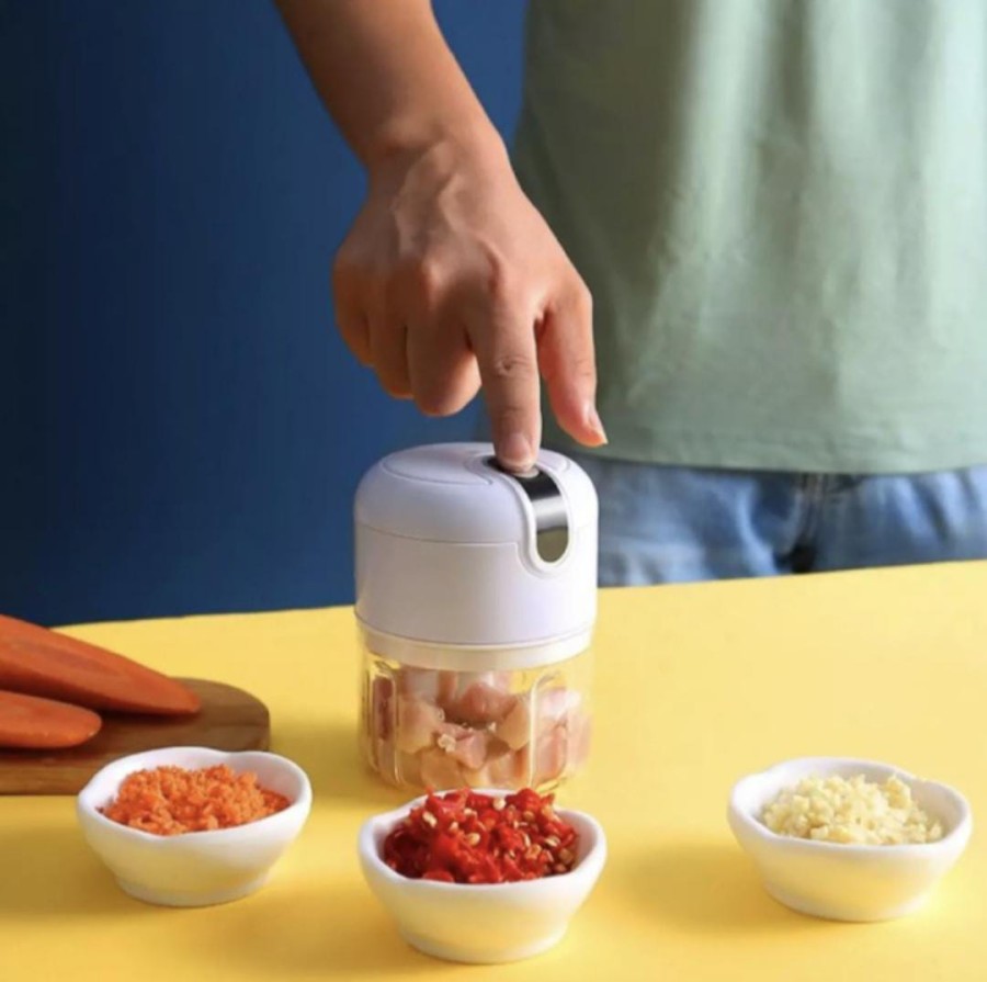 USB Mini Food Processor Electric Rechargeable (Blender Mini Chopper