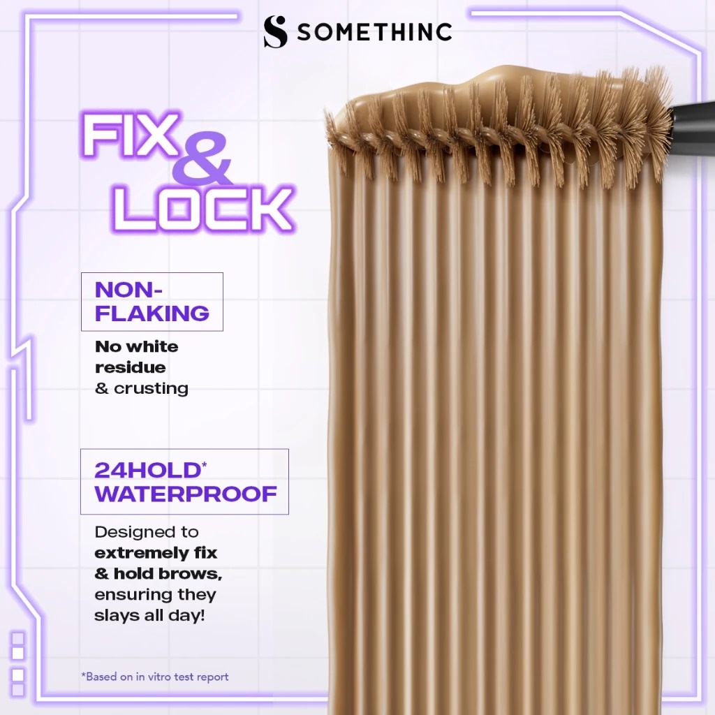 Somethinc Browcara 24Hold Waterproof Brow Gel - Blonde