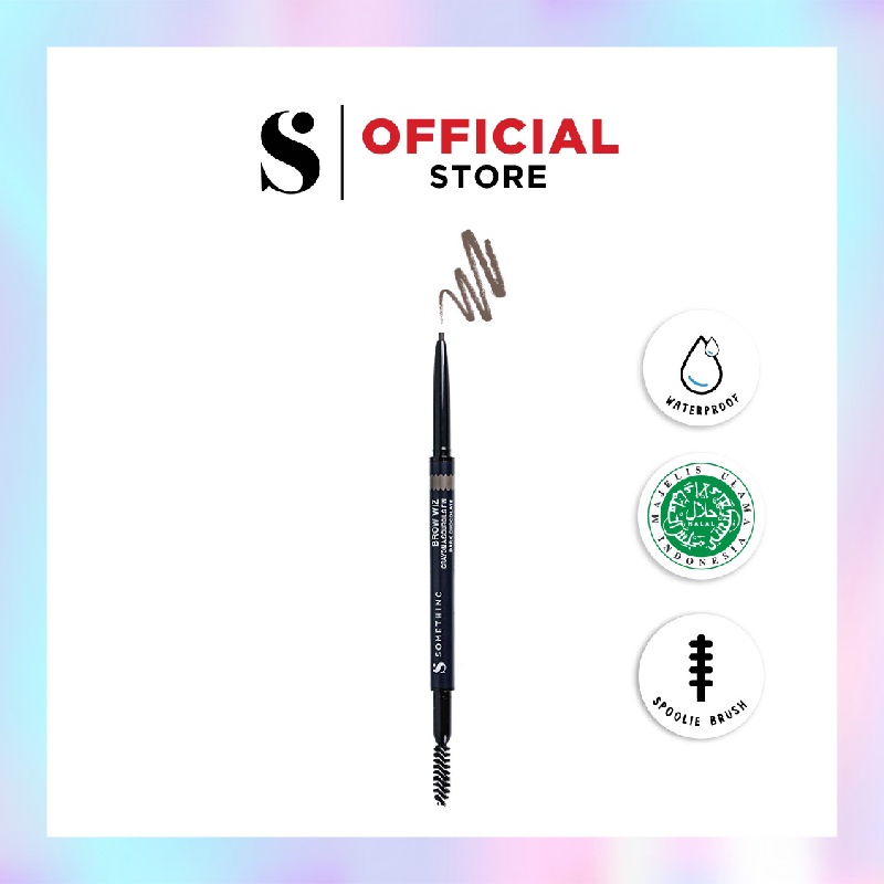 Somethinc Brow Wiz Slim Eyebrow Pencil - Dark Chocolate