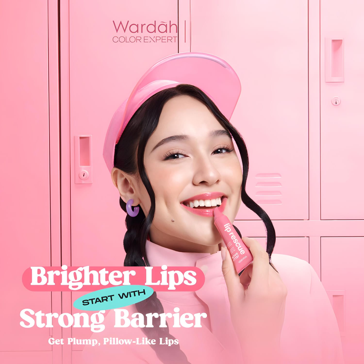 Wardah Lip Rescue Jelly Balm Dusty Rose 7gr