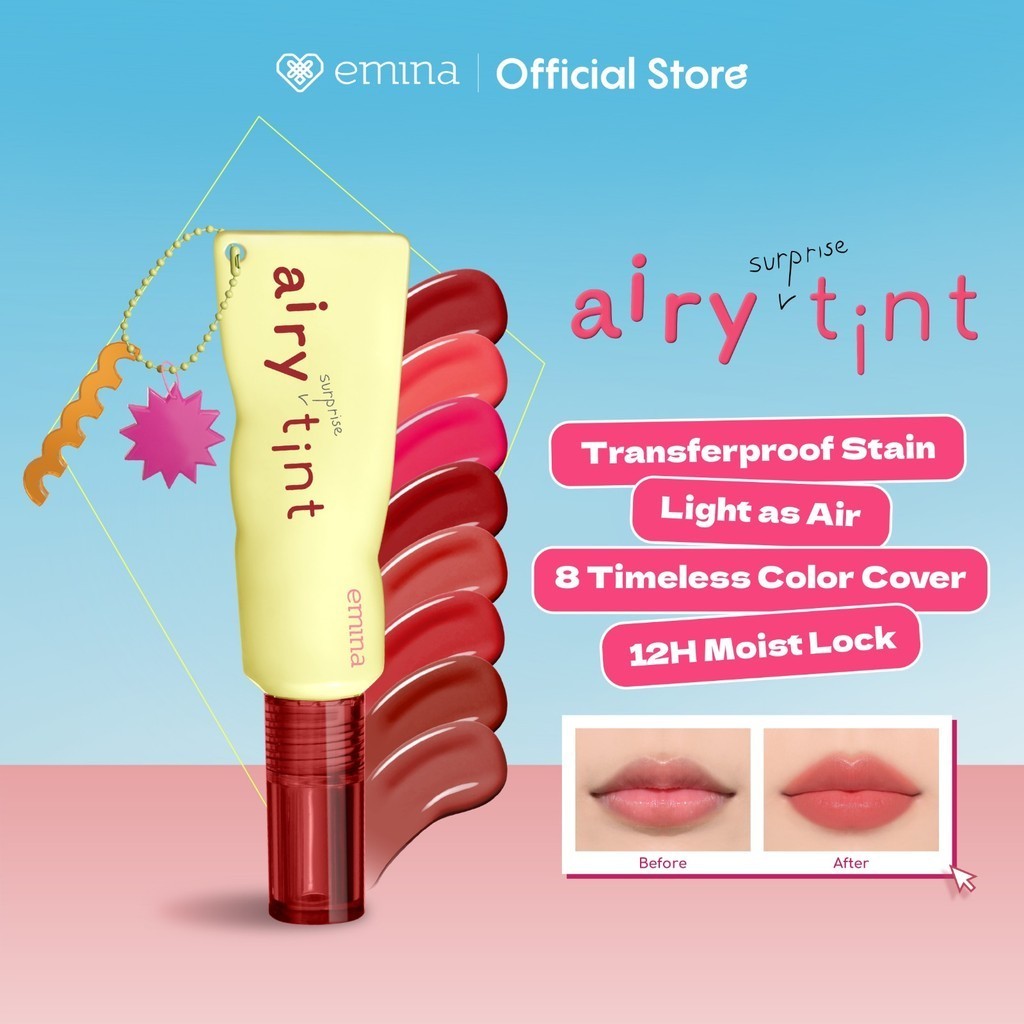 Emina Airy Surprise Tint 3gr - 11 So Fetch Emina Airy Surprise Tint 3gr - 11 So Fetch