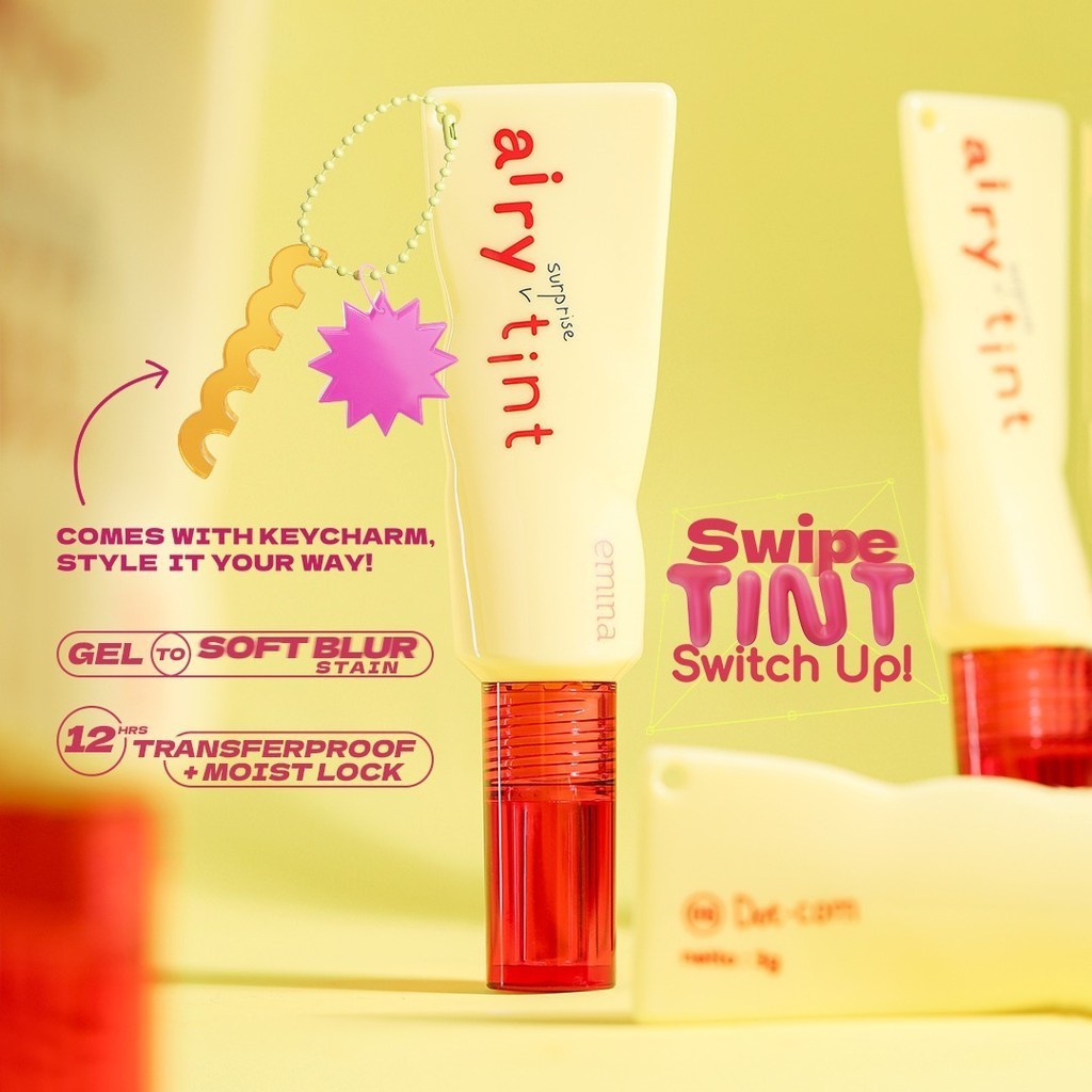 Emina Airy Surprise Tint 3gr - 11 So Fetch Emina Airy Surprise Tint 3gr - 11 So Fetch