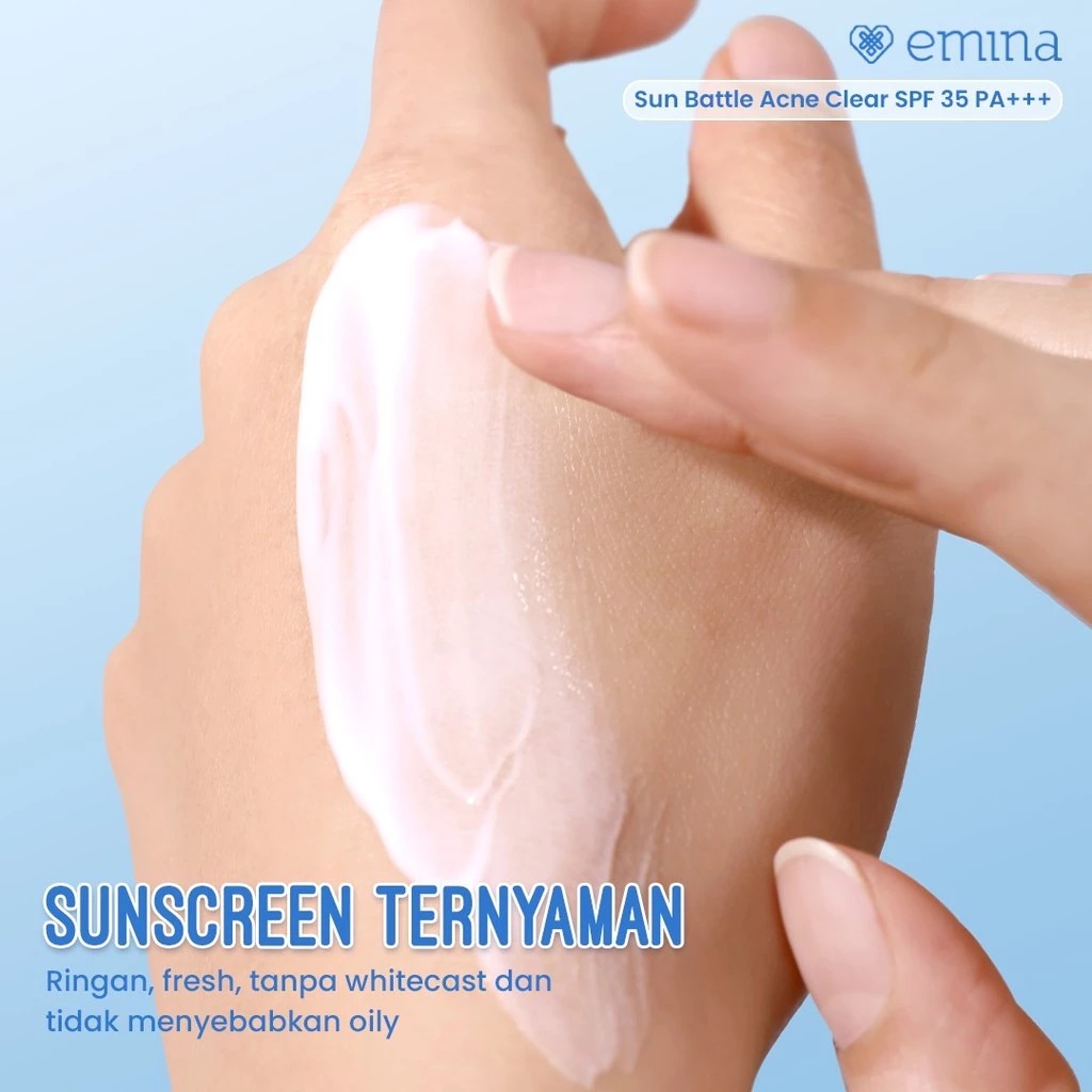 Emina Sun Battle Acne Clear Cica + Allantoin SPF35 PA+++ 50ml