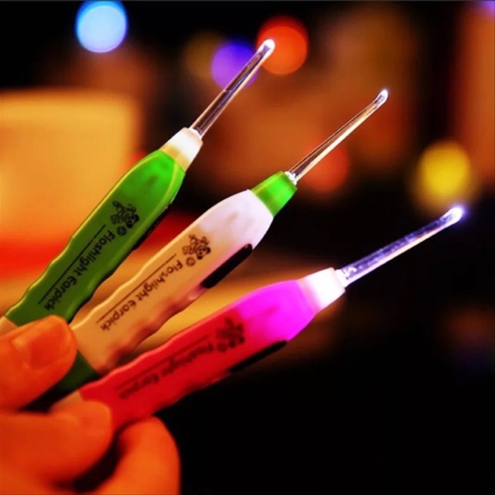 Earpick Lamp / Korek Kuping Lampu / Flashlight Earpick