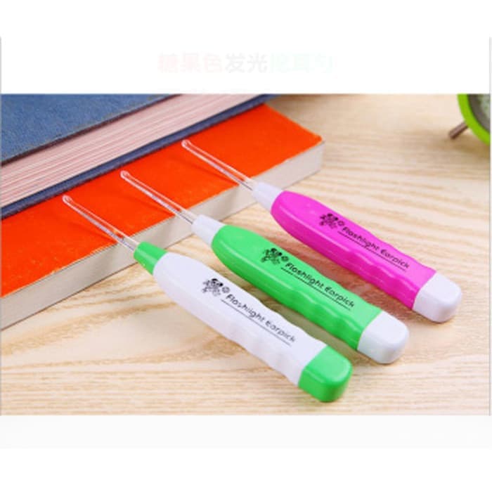 Earpick Lamp / Korek Kuping Lampu / Flashlight Earpick
