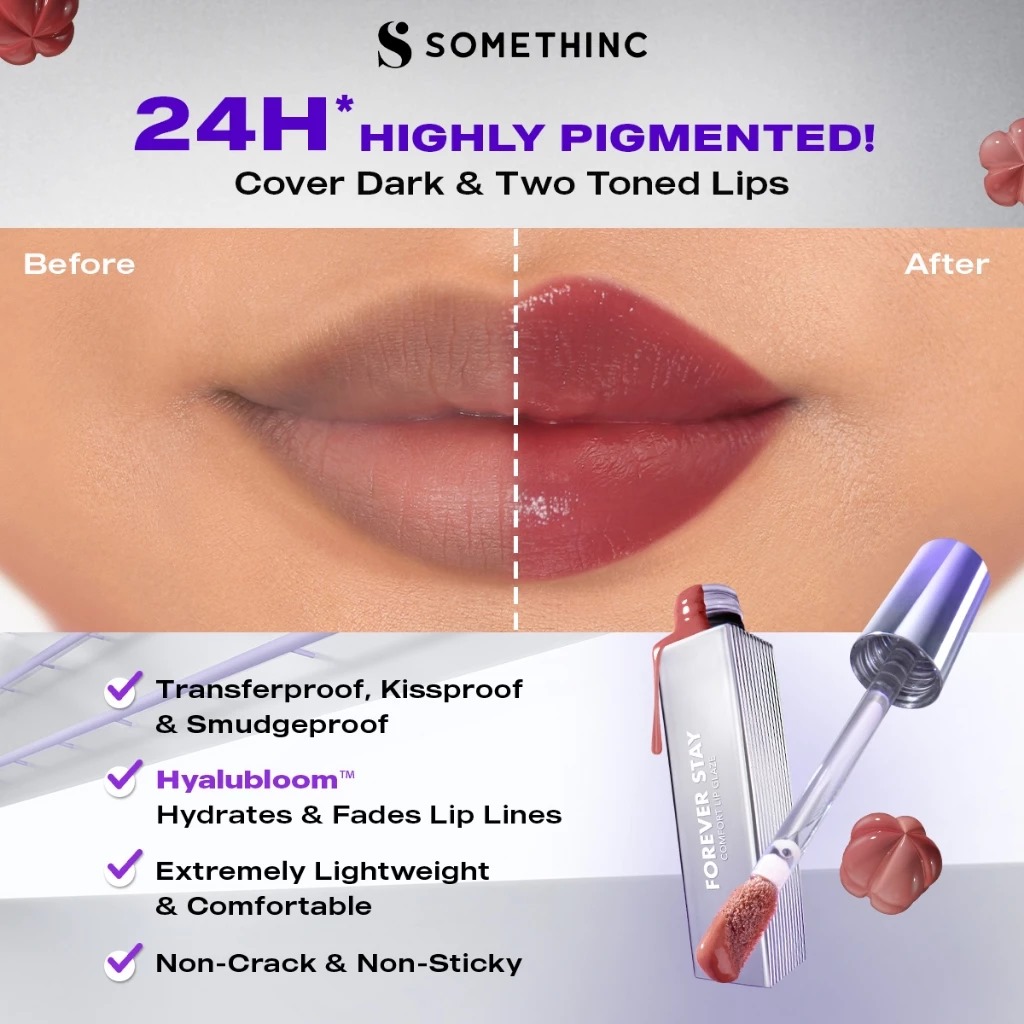 Somethinc Forever Stay Comfort Lip Glaze 3gr - 04 PWR