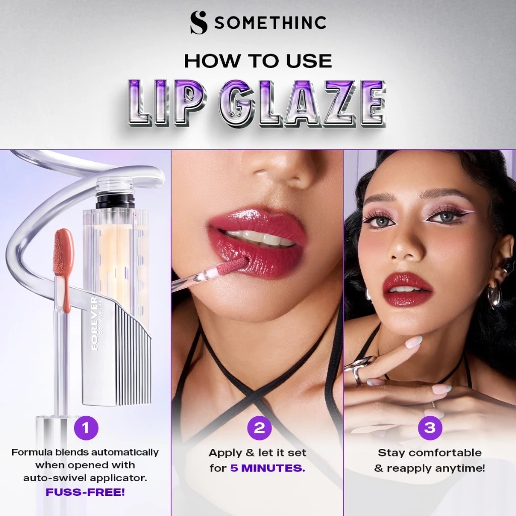 Somethinc Forever Stay Comfort Lip Glaze 3gr - 05 Unreal Somethinc Forever Stay Comfort Lip Glaze 3gr - 05 Unreal