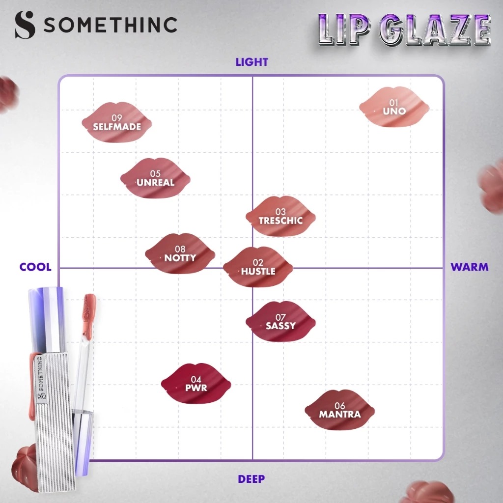 Somethinc Forever Stay Comfort Lip Glaze 3gr - 05 Unreal Somethinc Forever Stay Comfort Lip Glaze 3gr - 05 Unreal