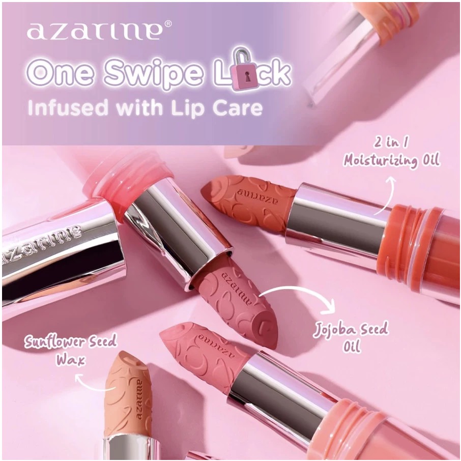 Azarine Mattelite Lock Lipstick 4gr - 04 Celestia