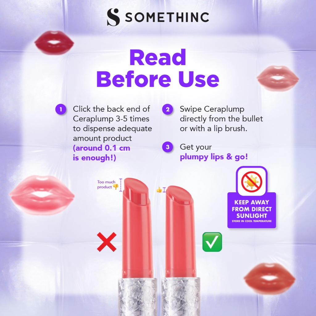 Somethinc Ceraplump Tinted Lip Balm SPF25 PA++++ 2gr - 01 Rabbit