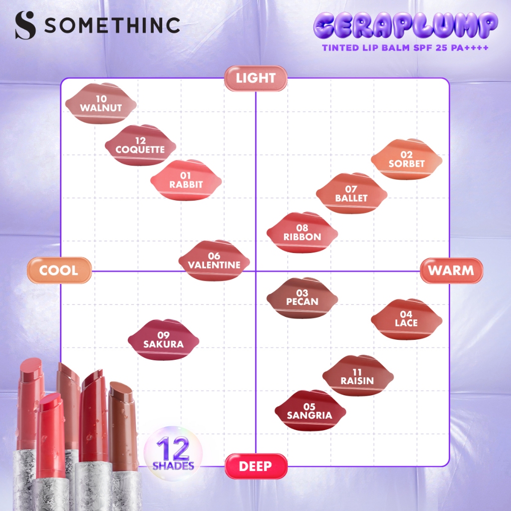 Somethinc Ceraplump Tinted Lip Balm SPF25 PA++++ 2gr - 11 Raisin