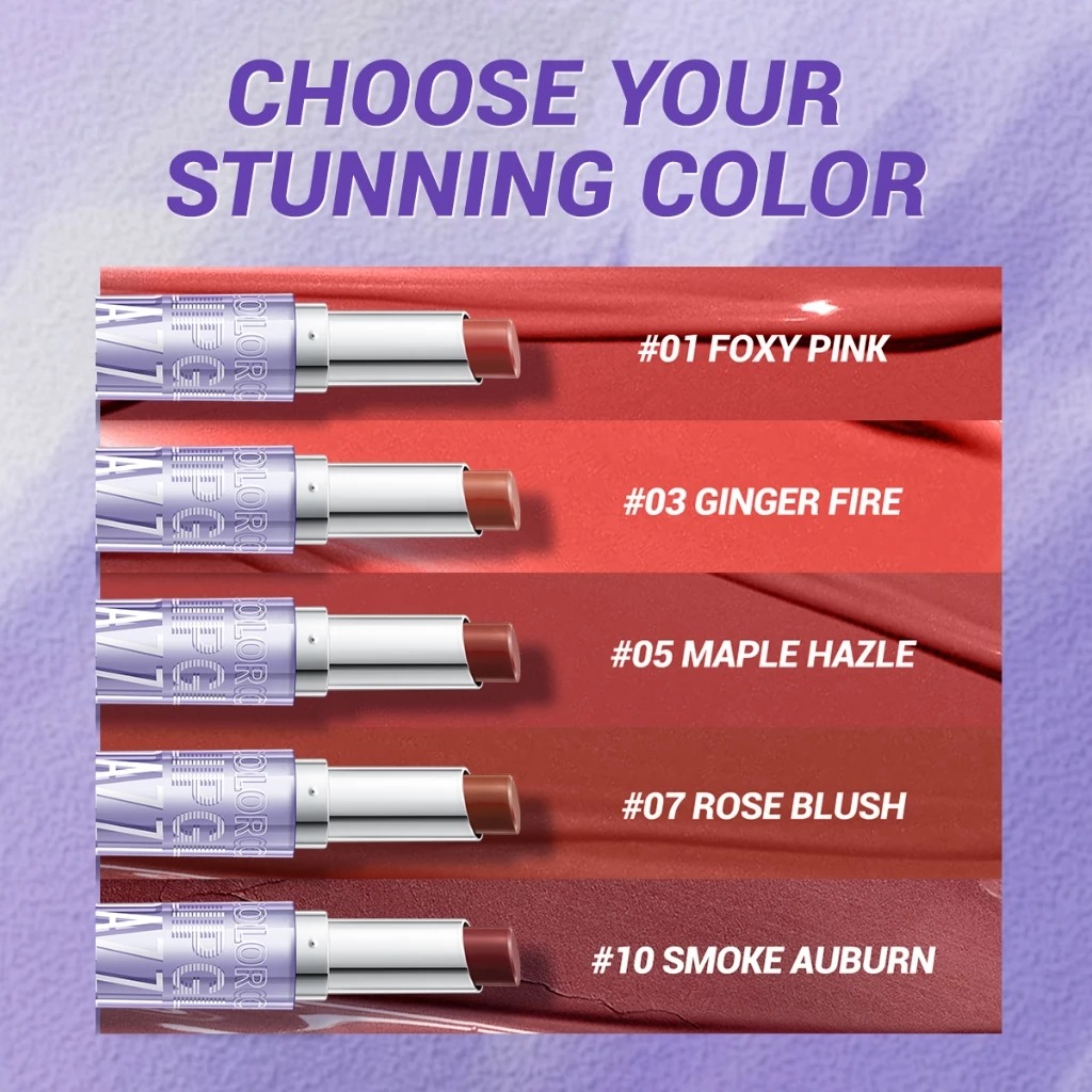 Dazzle Me Color Chrome Lip Glaze 3gr - 01 Foxy Pink