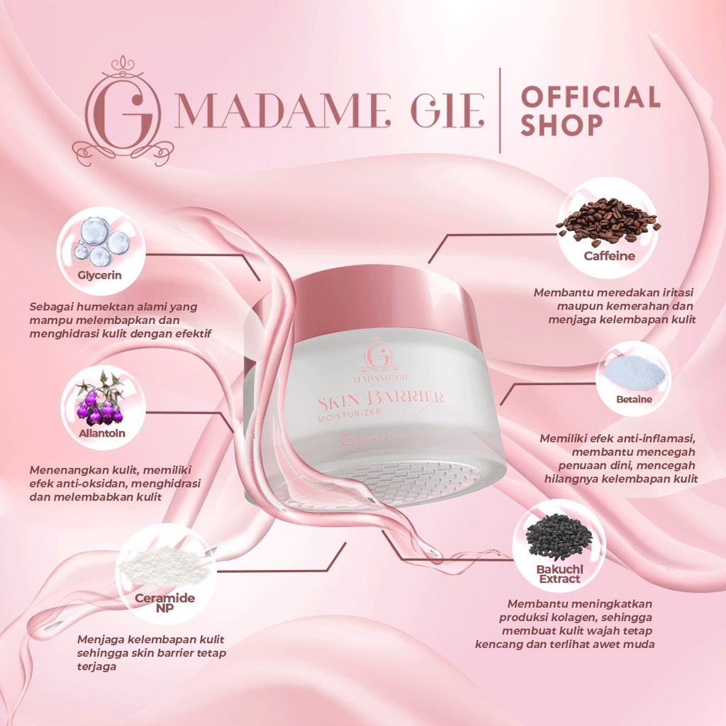 Madame Gie Skin Barrier Moisturizer 50gr *
