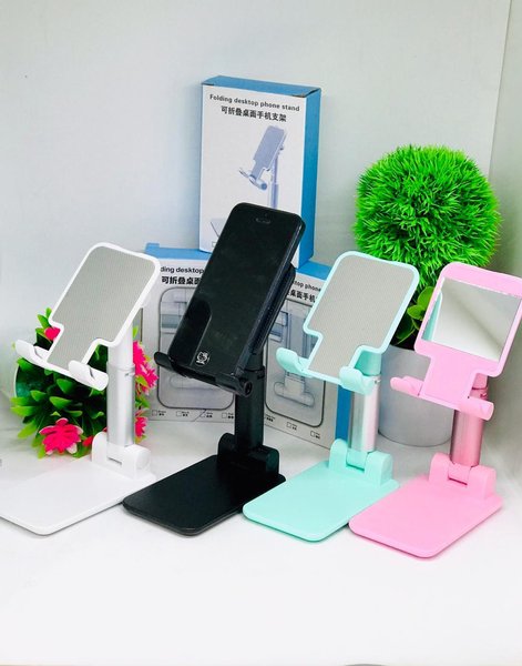 Folding Desktop Phone Stand - Holder Lipat HP Smartphone