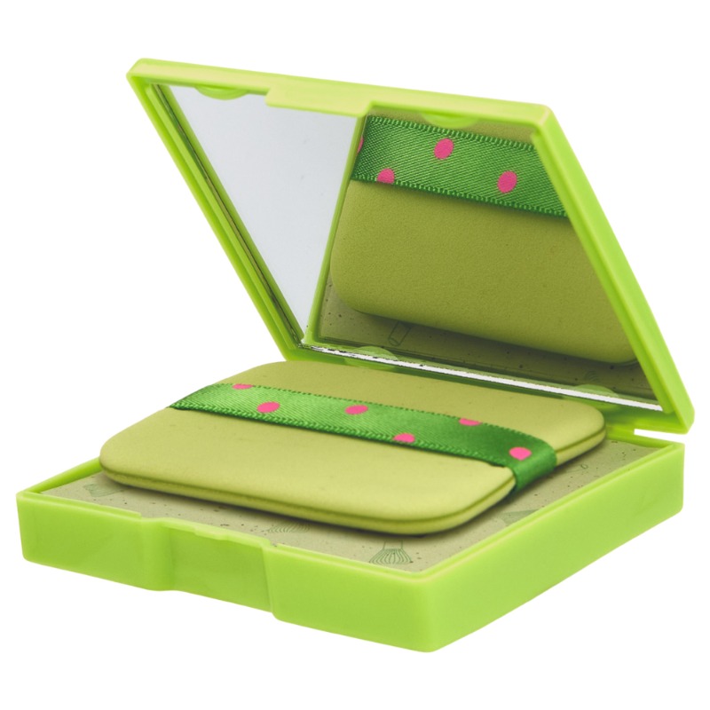 Wonder Wipes - Wonder Oil Paper Mirror+Puff (50s + 50 Refill) - Matcha