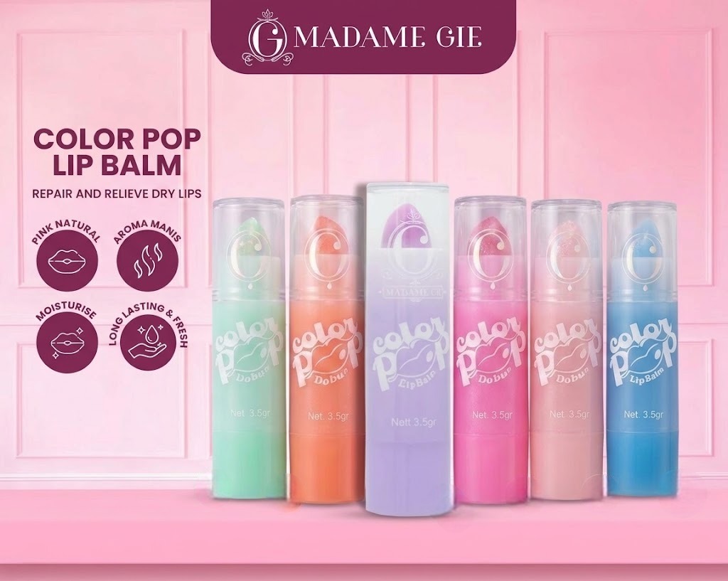 Madame Gie Color Pop Lip Balm 3.5gr