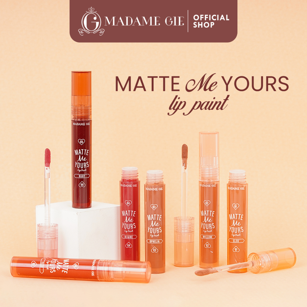 Madame Gie Matte Me Yours Lip Paint 4gr - 03 Ophelia Madame Gie Matte Me Yours Lip Paint 4gr - 03 Ophelia