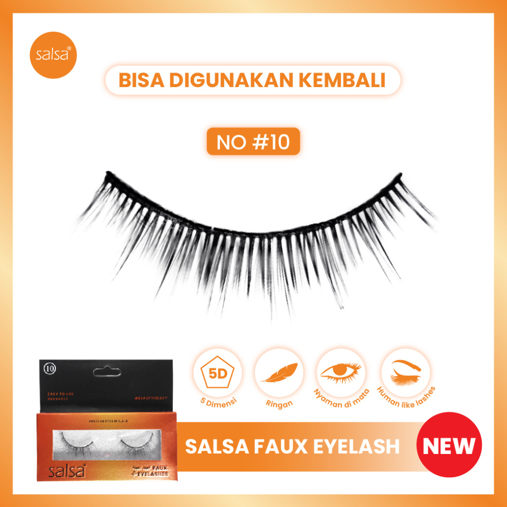 SALSA Faux Eyelash No.10 (Bulu Mata Palsu) SALSA Faux Eyelash No.10 (Bulu Mata Palsu)