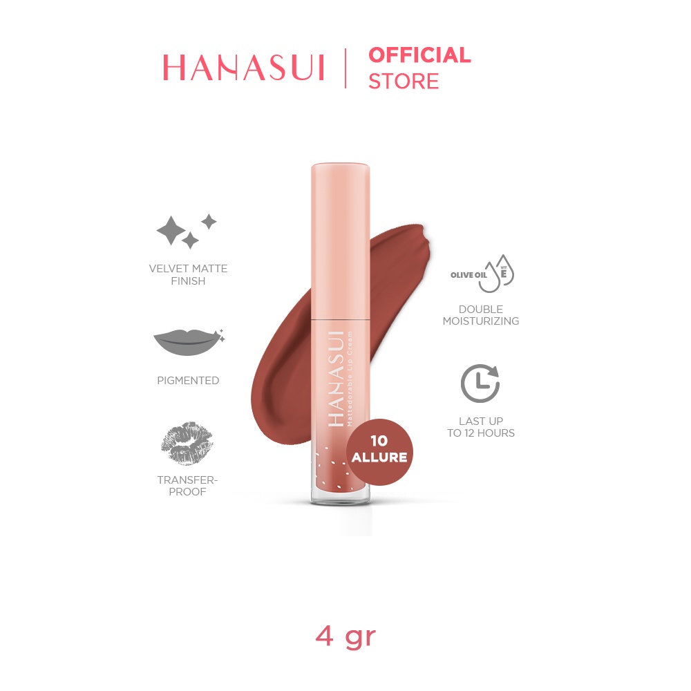 HANASUI Mattedorable Lip Cream 10 ALLURE