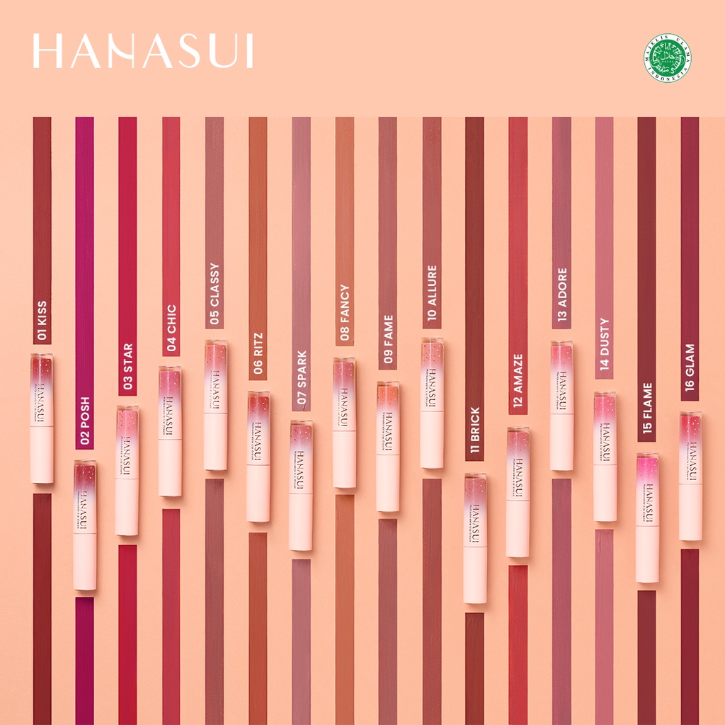 HANASUI Mattedorable Lip Cream 11 BRICK