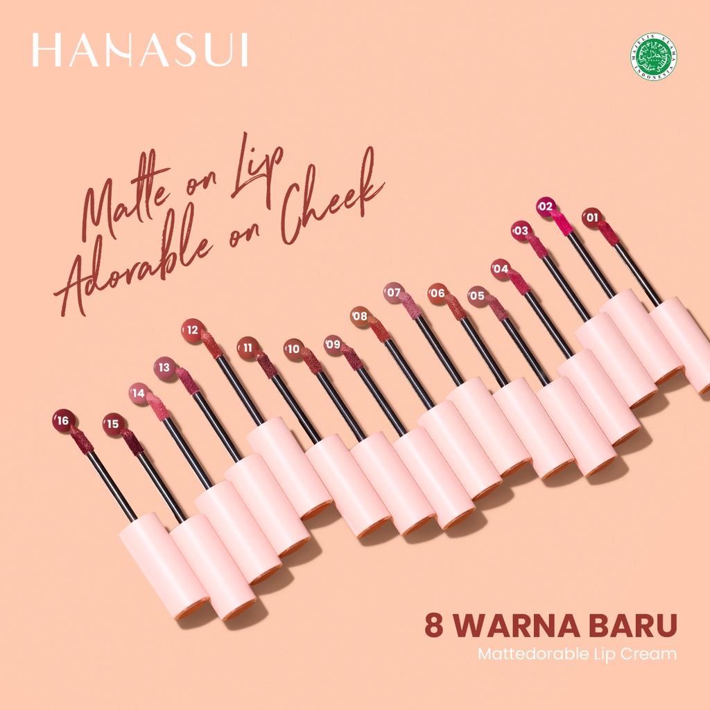 HANASUI Mattedorable Lip Cream 15 FLAME