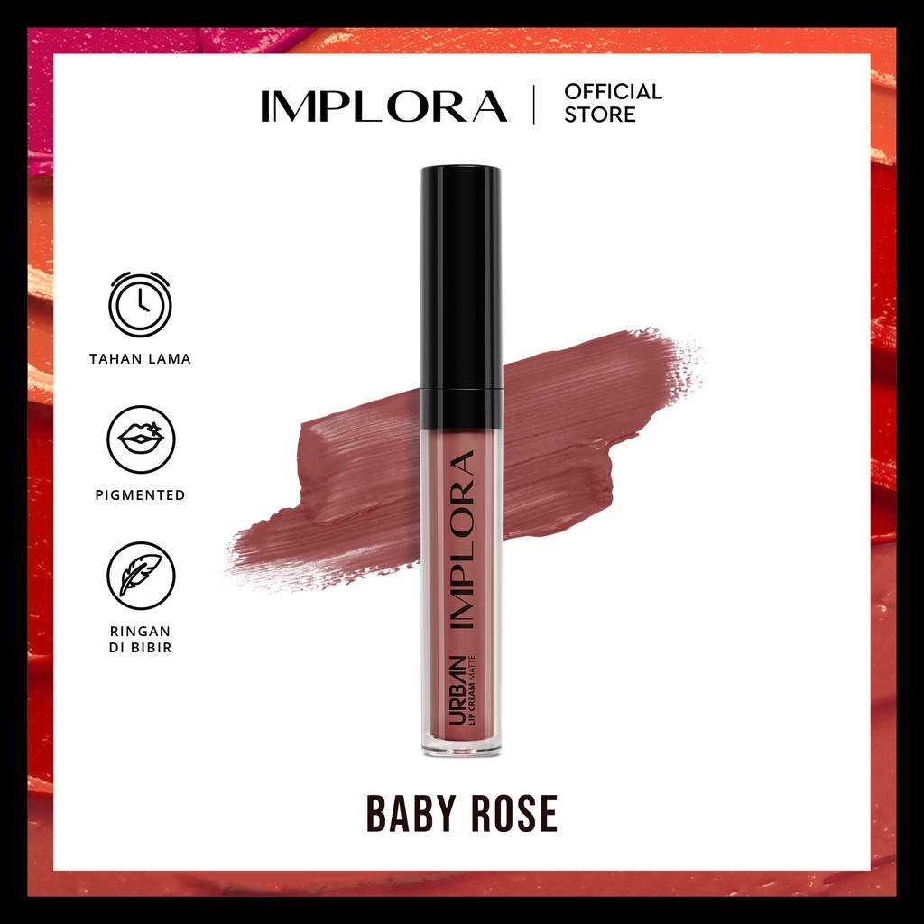 Implora Urban Lipcream Matte - 14 Baby Rose Implora Urban Lipcream Matte - 14 Baby Rose