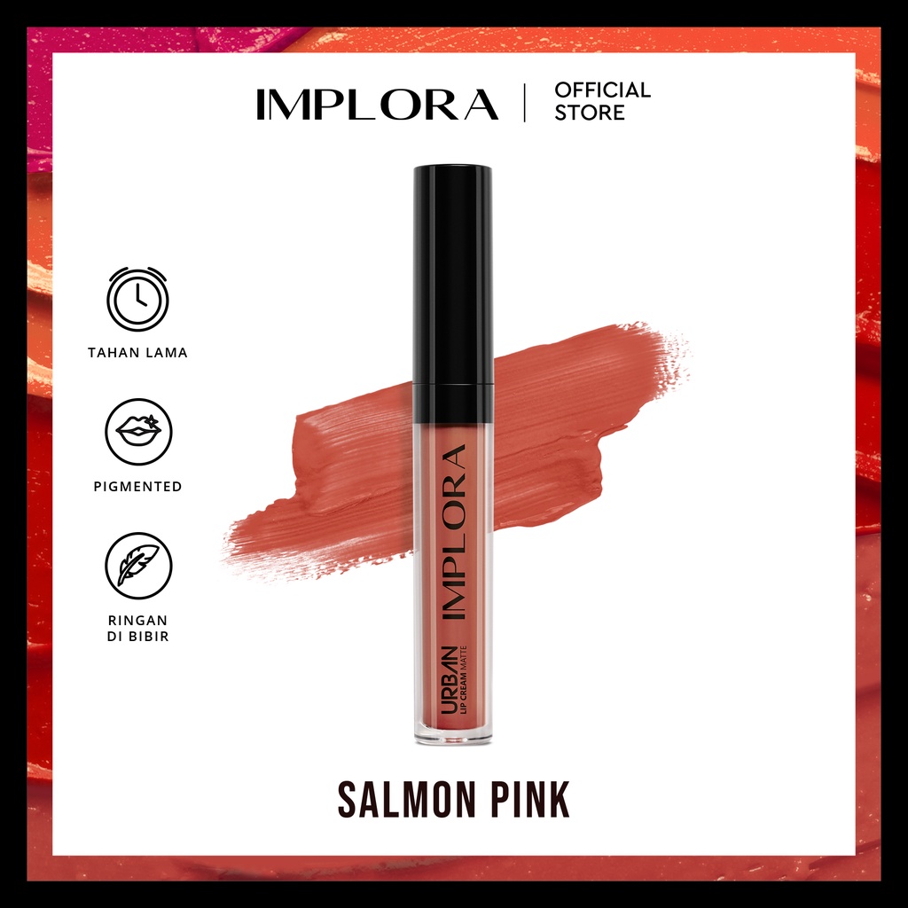 Implora Urban Lipcream Matte - 15 Salmon Pink Implora Urban Lipcream Matte - 15 Salmon Pink