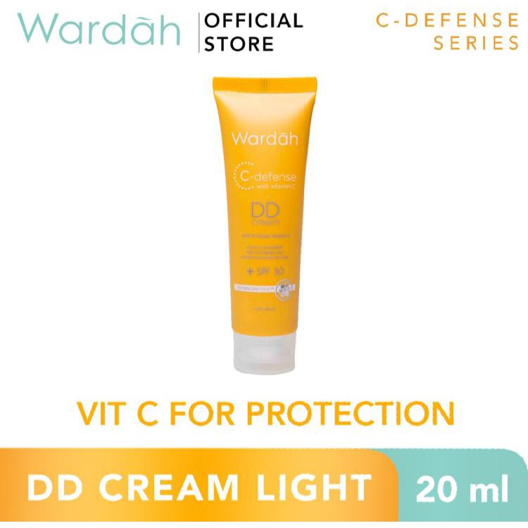 Wardah C-Defense DD Cream Light 20ml Wardah C-Defense DD Cream Light 20ml