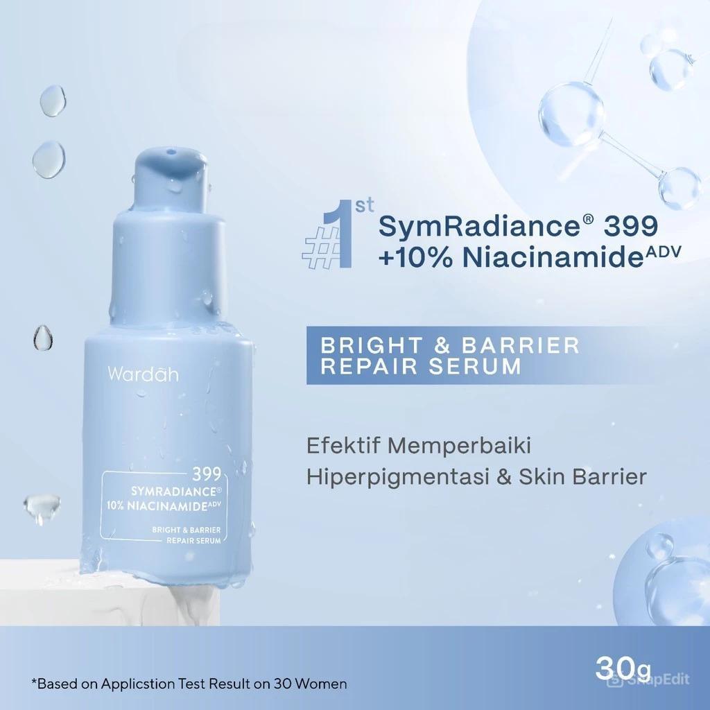Wardah Symradiance 10% Niacinamide Bright & Barrier Repair Serum 30ml Wardah Symradiance 10% Niacinamide Bright & Barrier Repair Serum 30ml